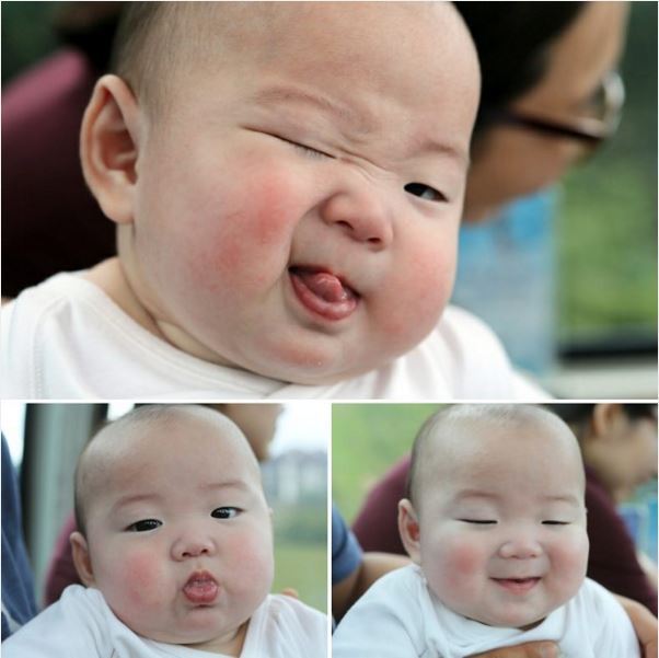 삼둥이 아버지가 올린 민국이 지금보다 더 아가일때.jpgif | 인스티즈