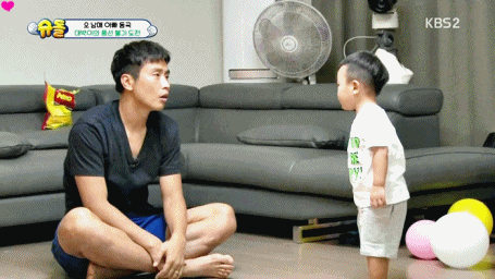 아빠한테 발연기하다 걸린 대박이.gif | 인스티즈