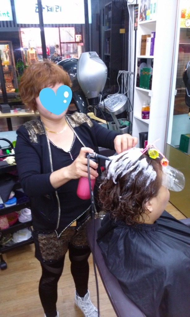 오렌지헤어 이미지