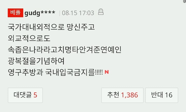 티파니 광복절 일장기 논란 사과? 입국 위한 보여주기였나.jpg | 인스티즈