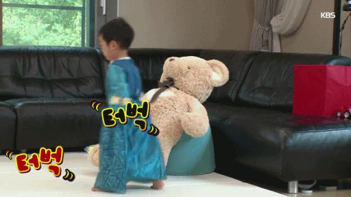 [슈퍼맨이돌아왔다] 2달만에 재등장한 이서준 안에 어른미소.GIF | 인스티즈