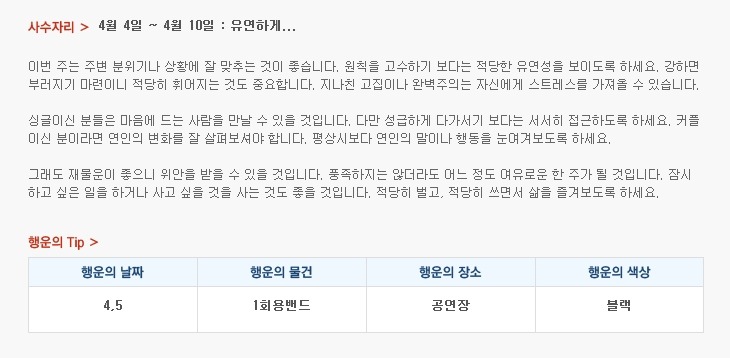 산수도인 별자리 운세 (4월 4일 ~ 4월 10일) | 인스티즈