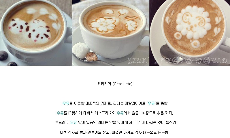 커피의 종류와 특징 (소리) | 인스티즈
