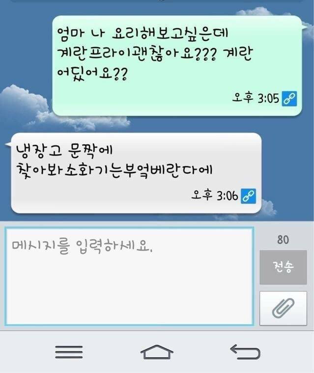 요리하려는 아들이 걱정됐던 엄마.jpg | 인스티즈