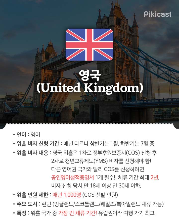 워킹홀리데이 정보 | 인스티즈