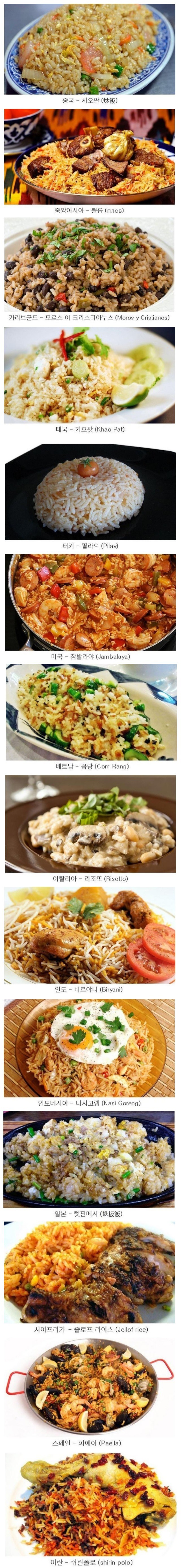 세계의 볶음밥들 | 인스티즈