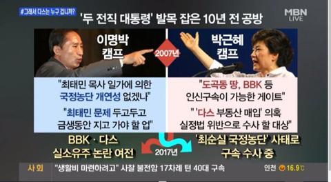 박근혜와 이명박이 유일하게 바른말을 했던 시절 | 인스티즈