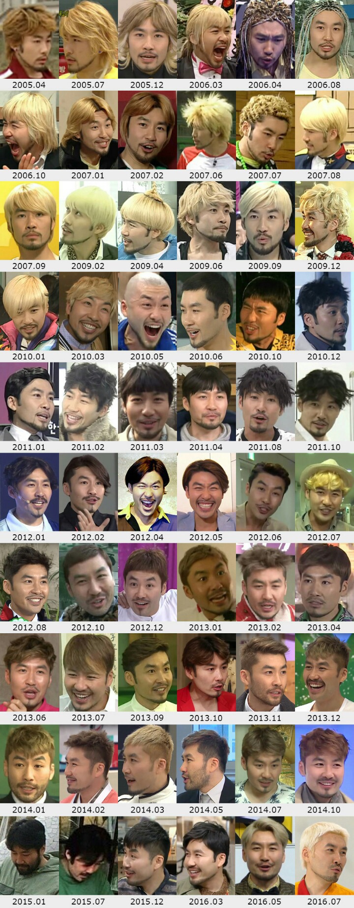 노홍철 헤어스타일 모음 | 인스티즈
