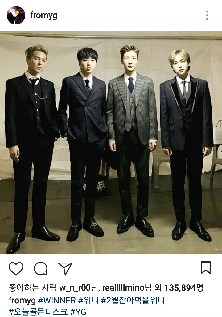오늘자 양싸 인스타그램에 뜬 위너 수트핏.jpg | 인스티즈