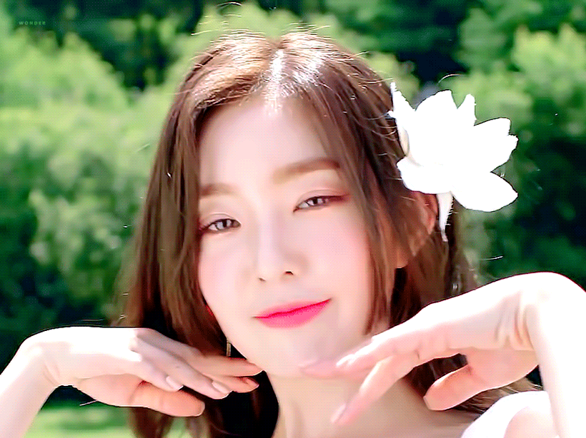 꽃을 단 아이린.gif | 인스티즈