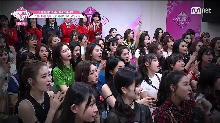 [프듀48] 피카부 1,2조 무대에 대한 연습생 리액션.jpg | 인스티즈