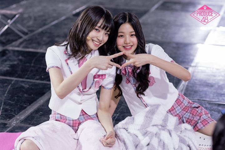 [프듀48] 프듀하는 날이라 1화부터 짤 몇개 방출.jpgif | 인스티즈
