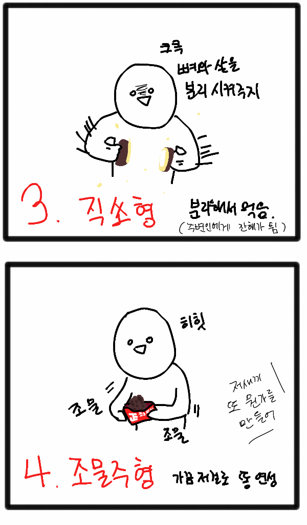 초코파이 먹는 유형 | 인스티즈