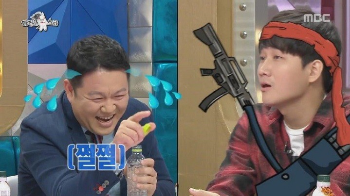 김구라랑 맞다이뜨는 이용진.jpg | 인스티즈