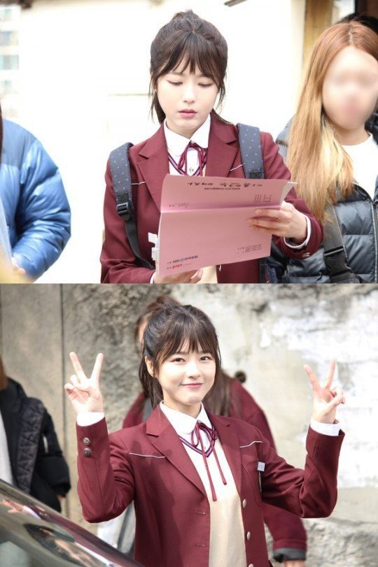 여고생 연기하는 37세 오지은 | 인스티즈