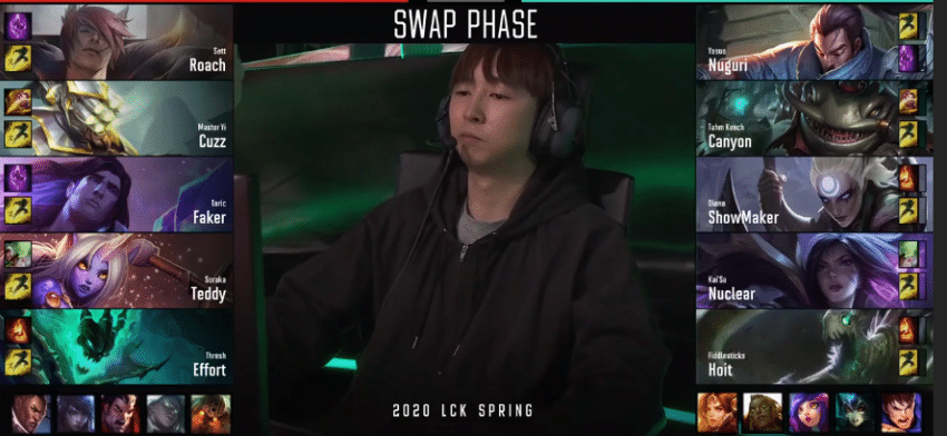 [LOL] 변화가 온 2020 롤챔스(LCK) 스프링시즌 밴픽창 | 인스티즈